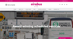 Desktop Screenshot of eirebus.ie