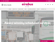 Tablet Screenshot of eirebus.ie
